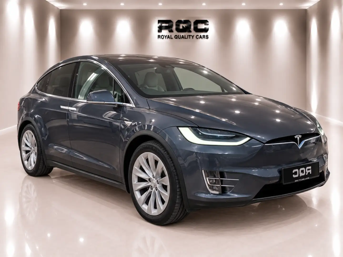 Tesla Model X P100D Gris - 1