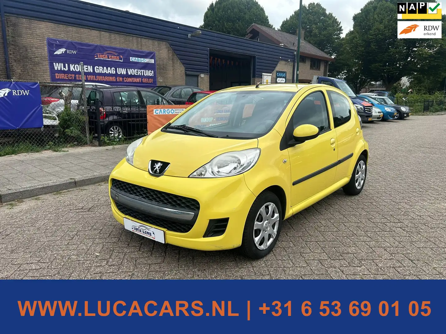 Peugeot 107 1.0-12V XS NIEUWE APK! Geel - 1