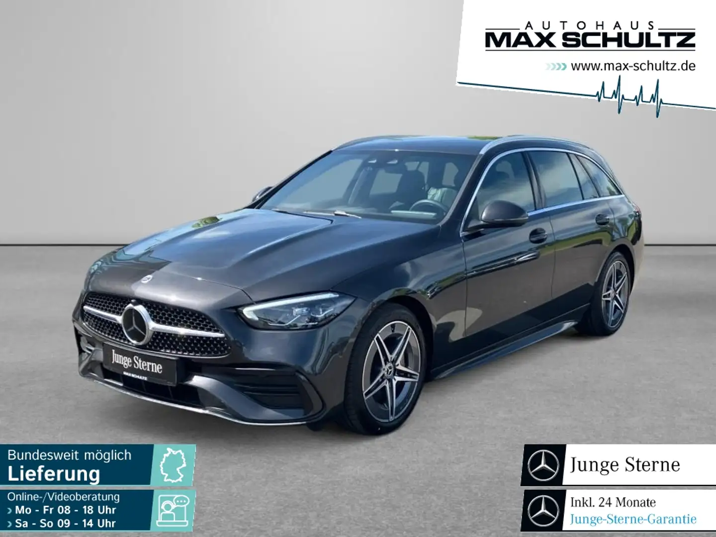 Mercedes-Benz C 220 d T-Modell AMG Line*Kamera*Apple CarPlay Grijs - 1