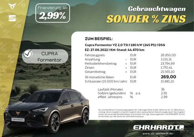 Cupra Formentor view 2