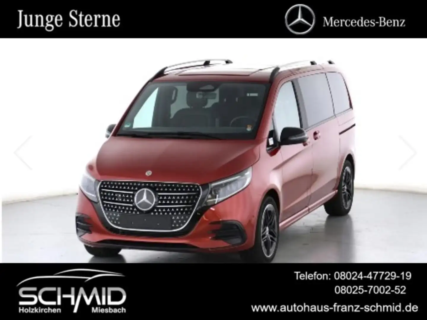 Mercedes-Benz V 250 d 4MATIC AVA Kompakt AMG AHK ABSTAND 360 Rot - 1