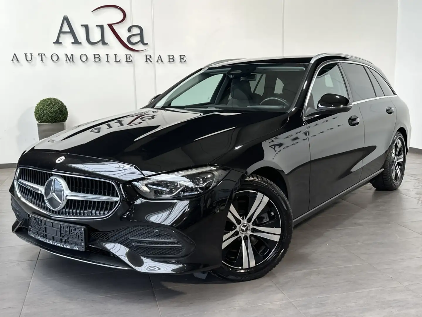 Mercedes-Benz C 220 T Avantgarde NAV+LED+AHK+KAMERA+CARPLAY Schwarz - 1