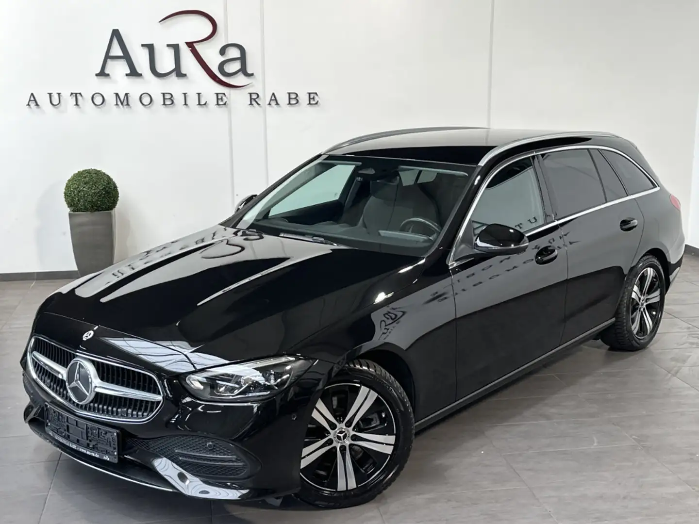 Mercedes-Benz C 220 T Avantgarde NAV+LED+AHK+KAMERA+CARPLAY Schwarz - 2