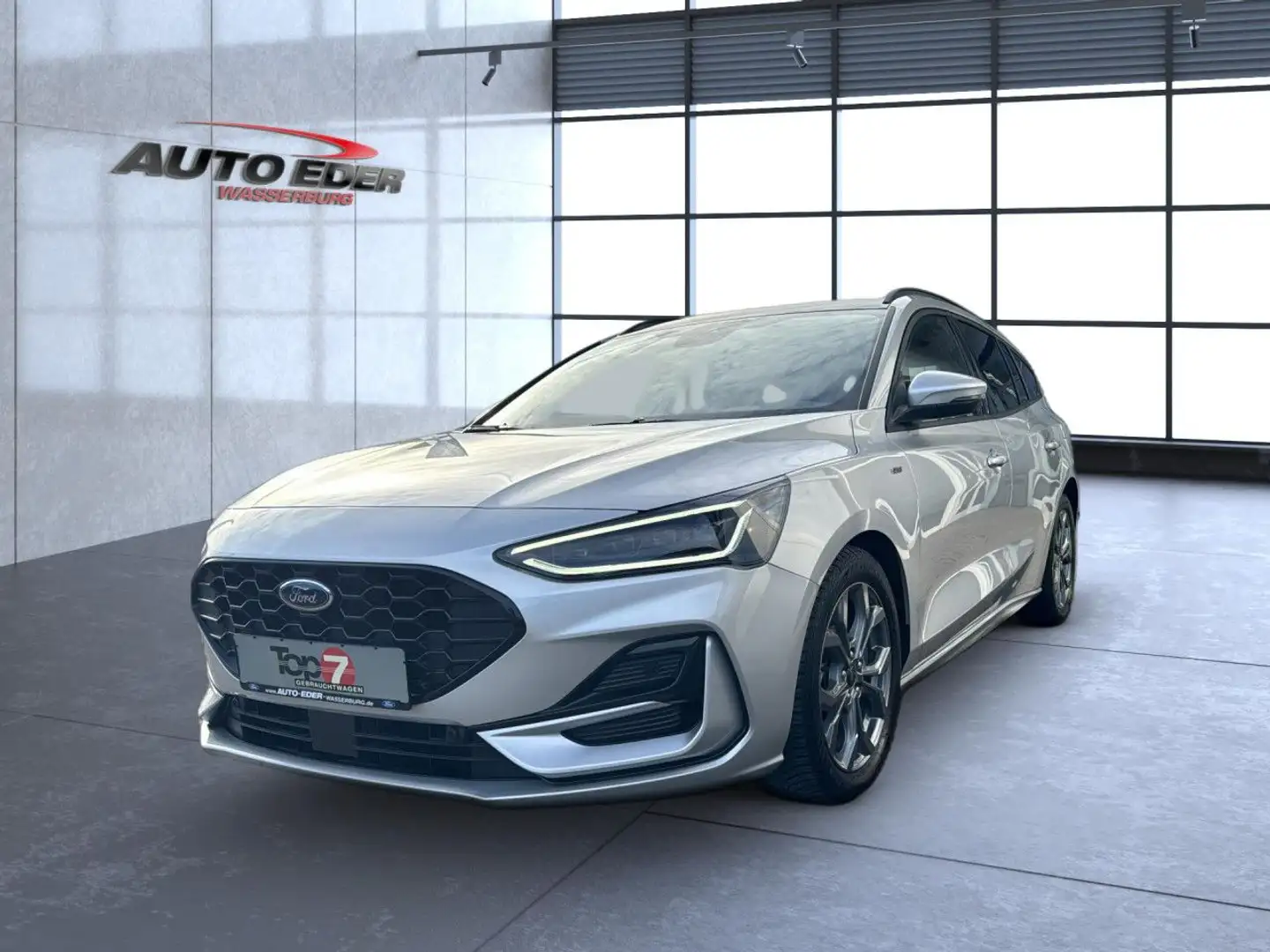 Ford Focus ST-Line 1.0 EcoBoost MHEV Automatik Navi LED Zilver - 2