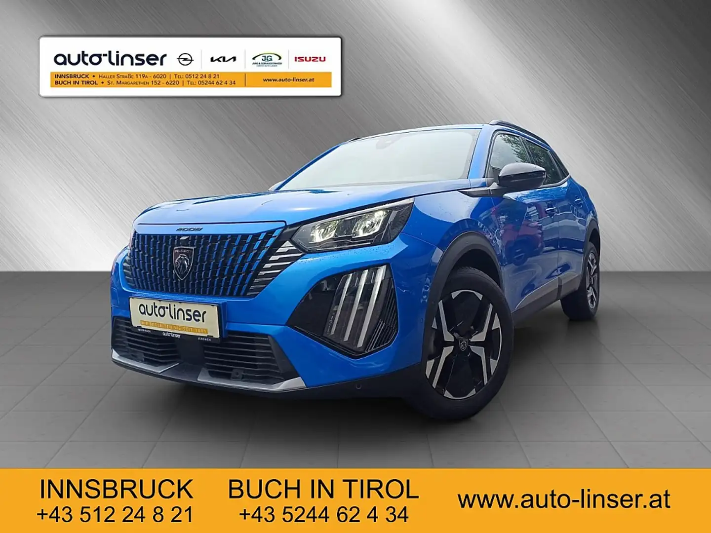 Peugeot 2008 PureTech 100 S&S Allure 6-Gang-Manuell Blau - 1
