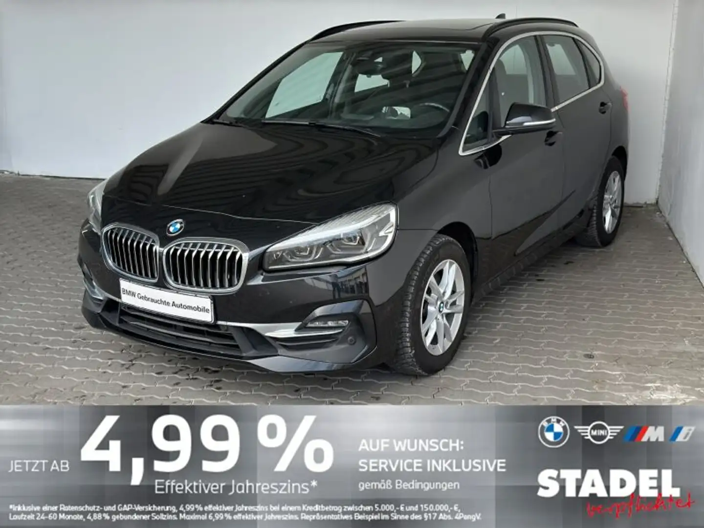 BMW 220 dA AT Luxury Line Navi.LED.HuD.RFK.Pano.HiFi Schwarz - 1