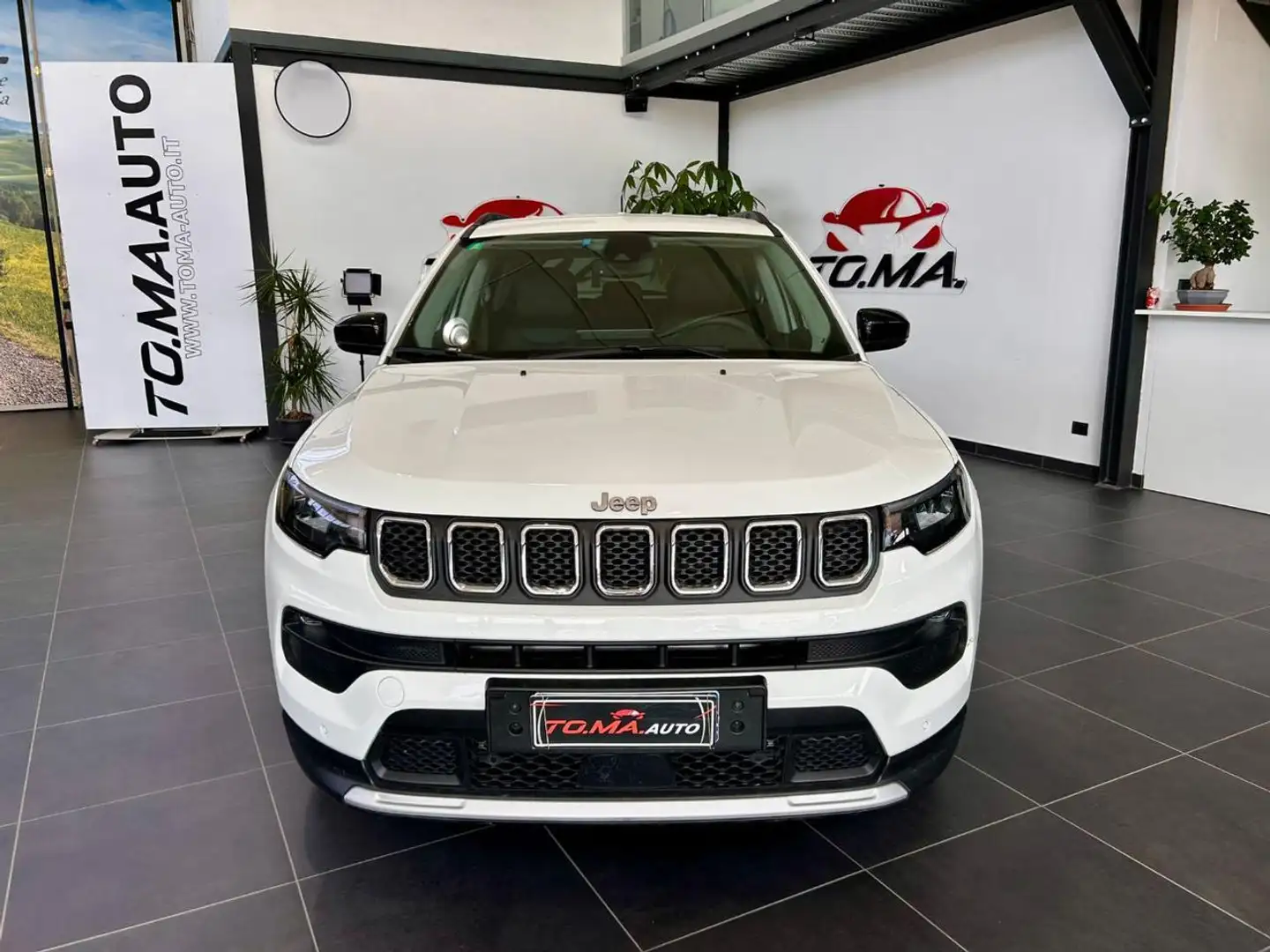 Jeep Compass 1.3 Turbo T4 190 CV PHEV AT6 4xe Business Plus Bianco - 2