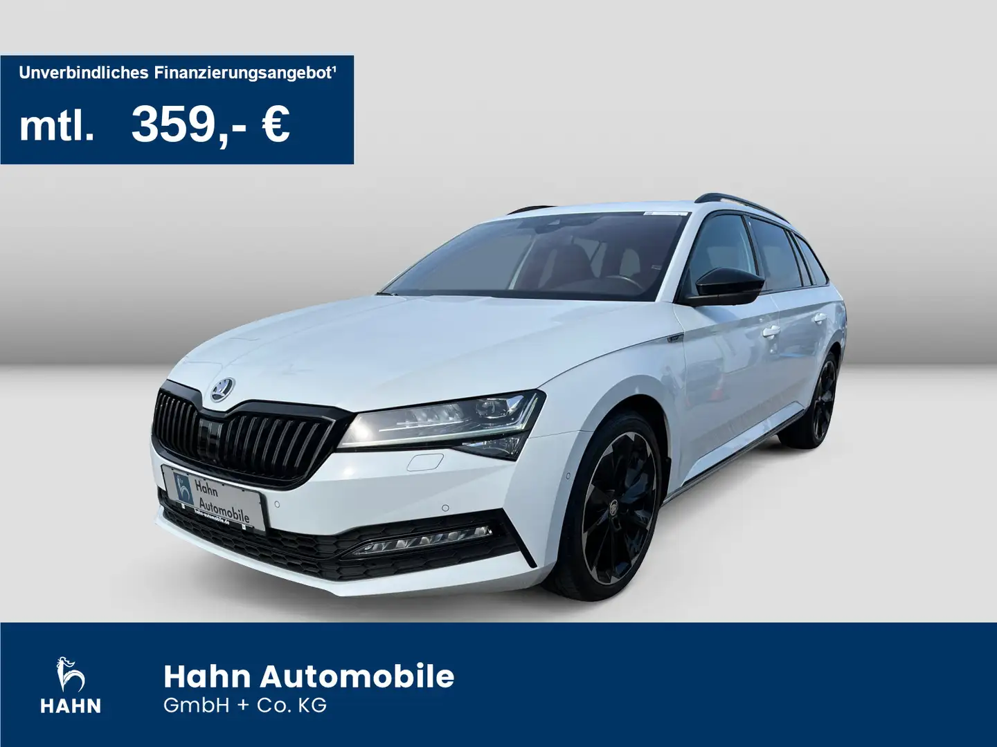Skoda Superb Combi 2.0TDI DSG Sportline AHK Pano Stand Blanc - 1