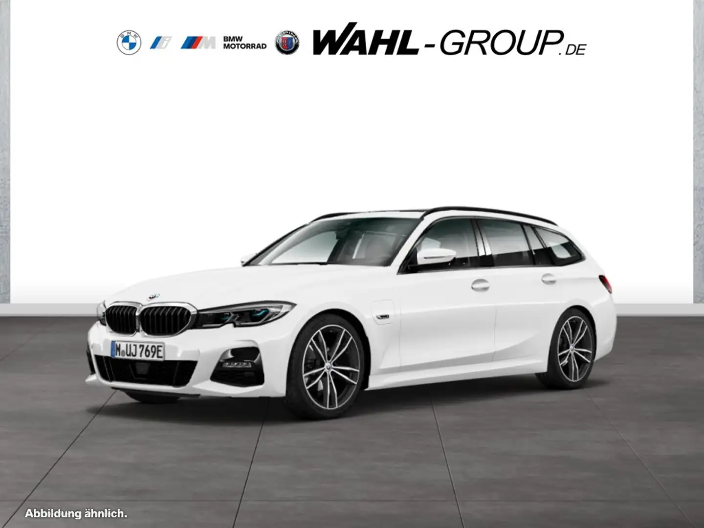 BMW 330 e xDrive TOURING M SPORT HUD LASER AHK PANO  ALARM Weiß - 1