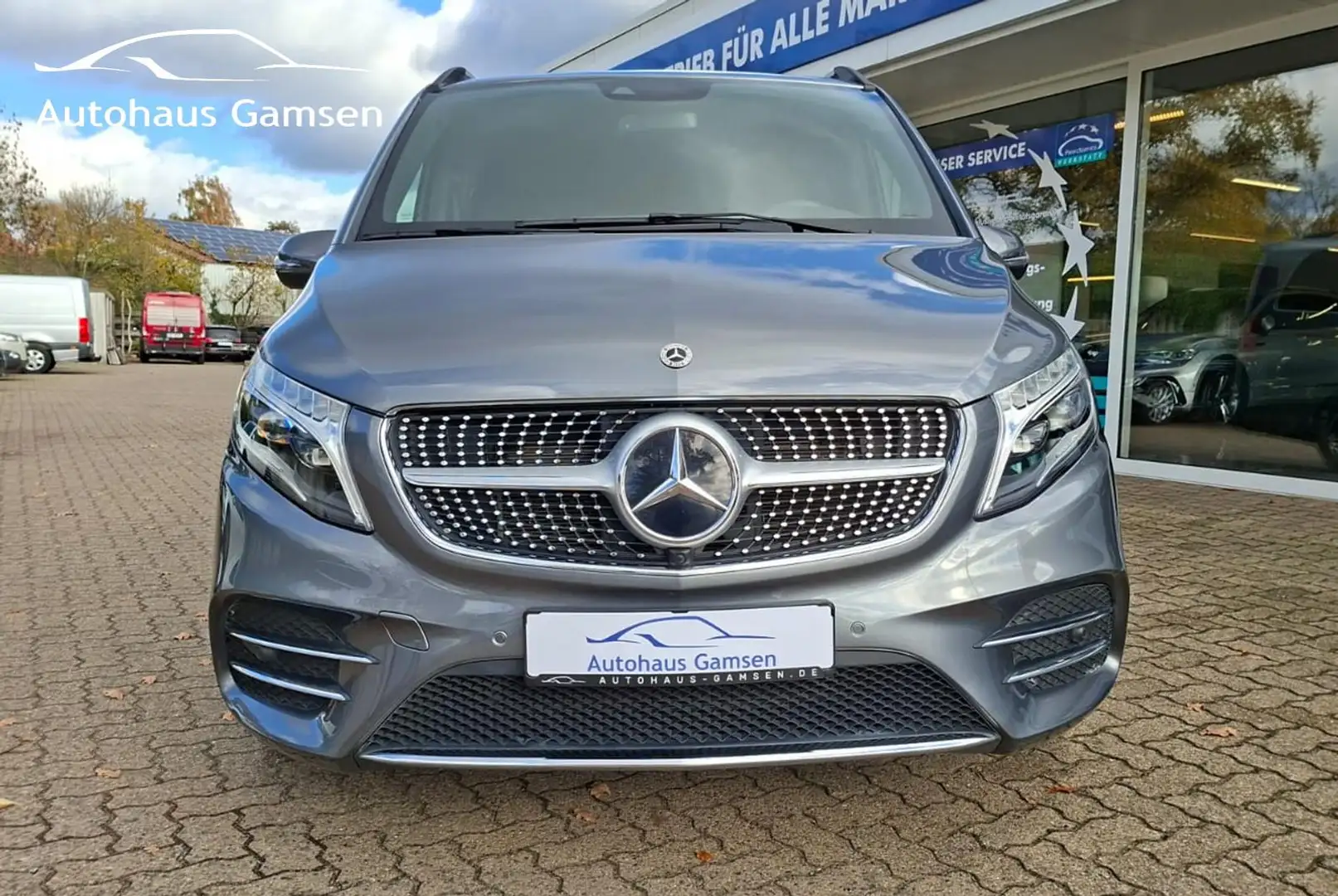 Mercedes-Benz V 250 d 9G Edition Lang AMG Line LED/Navi/Sthzg/AHK Gris - 2