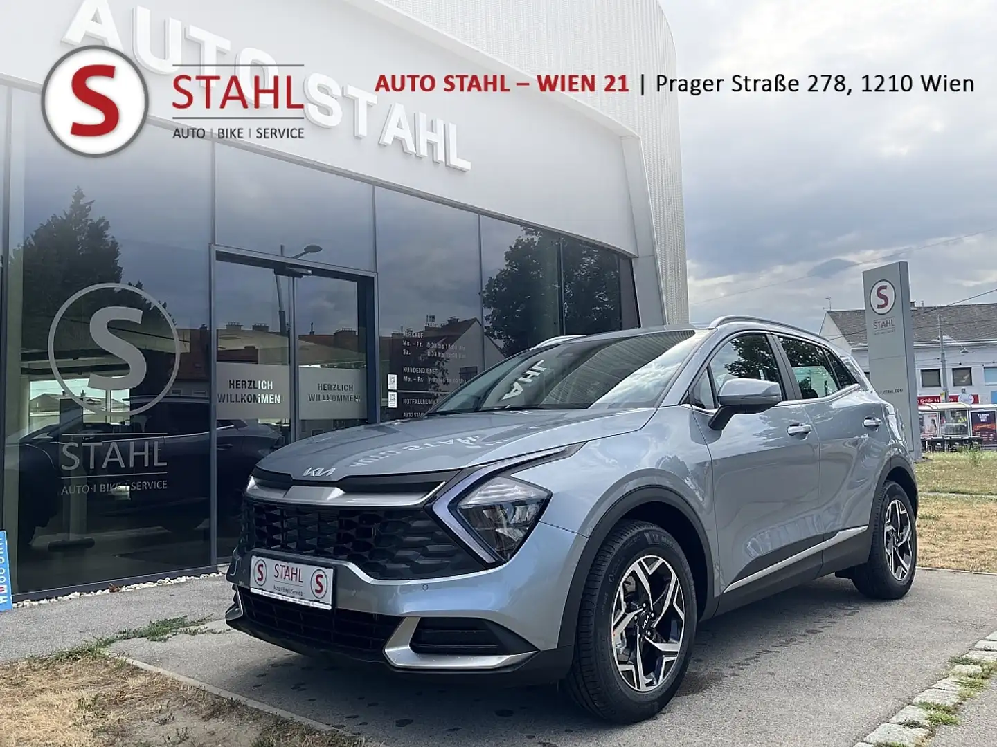 Kia Sportage 1,6 TGDI Silber AUTO STAHL WIEN 21 Silber - 1
