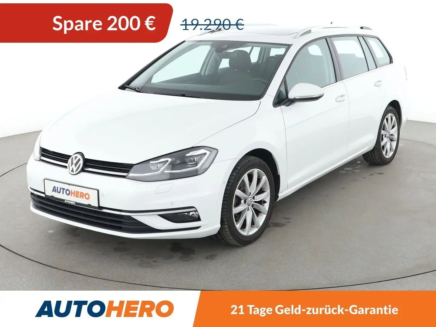 Volkswagen Golf 1.5 TSI ACT Highline BM Aut.*NAVI*LED*PLA* Blanc - 1