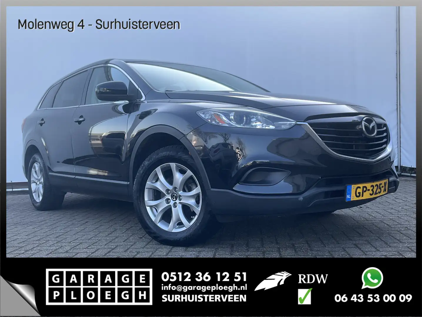 Mazda CX-9 7-Pers 3.7 278pk Automaat Leder Clima Cruise 7-Per Negro - 1