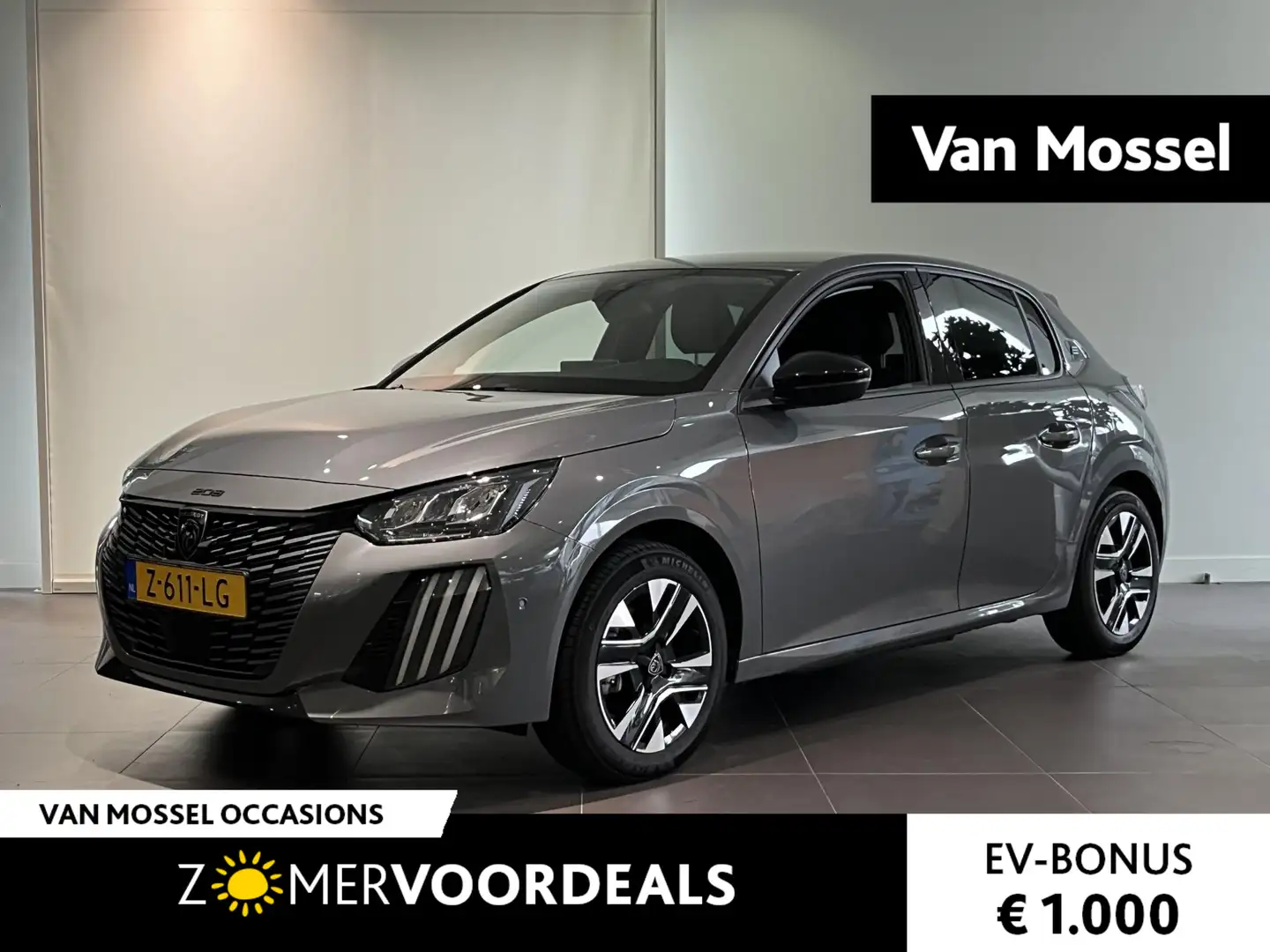 Peugeot e-208 Allure 51 Kwh / Camera Voor & Achter / Navigatie / Gris - 1