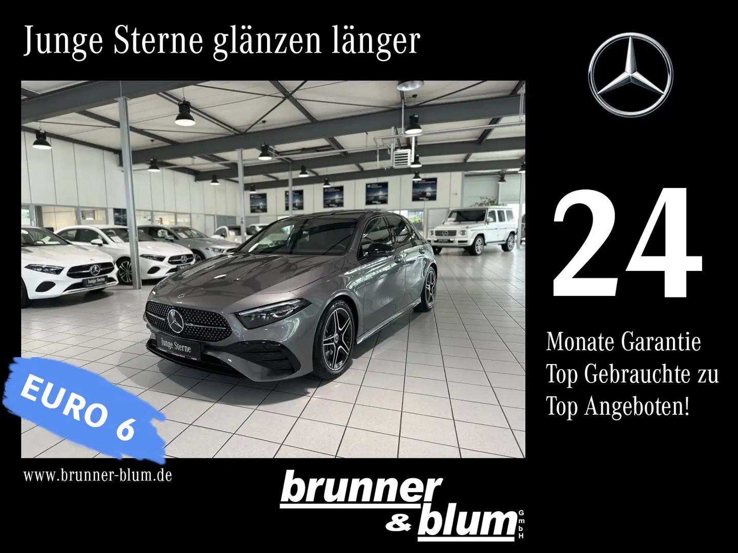 Mercedes-Benz A 250 A 250 4M AMG Prem+,Memory,Night,Panodach,Sound, BC Gris - 1