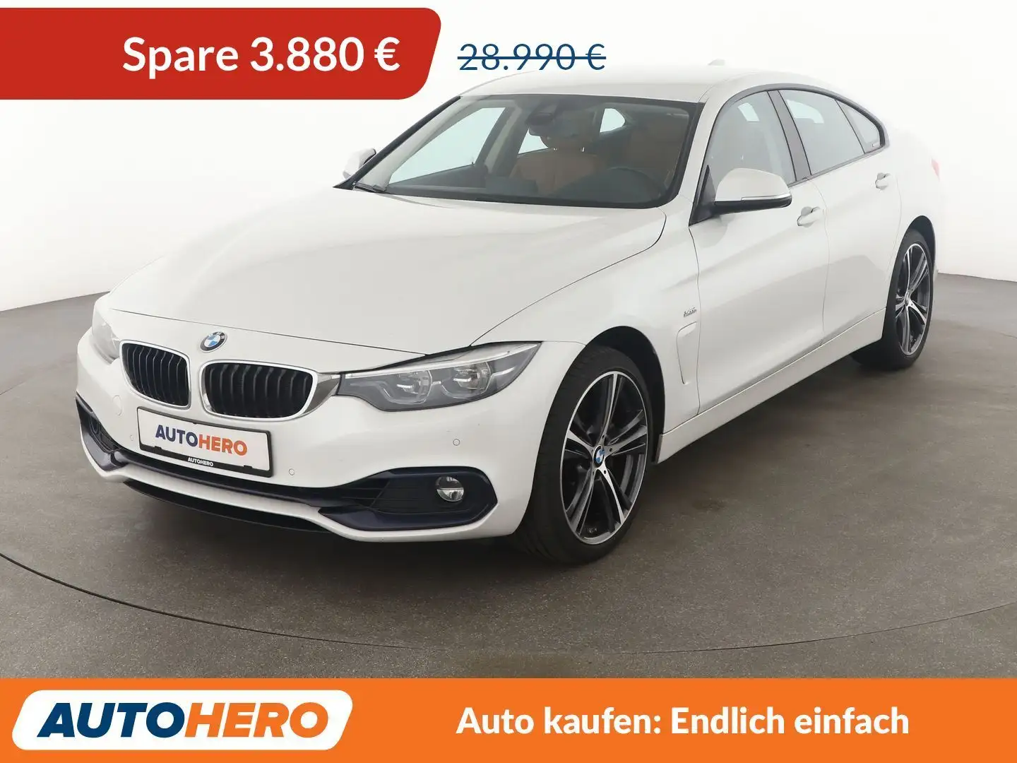 BMW 440 440i Gran Coupé xDrive Sport Line Aut.*NAVI*LED* Beyaz - 1