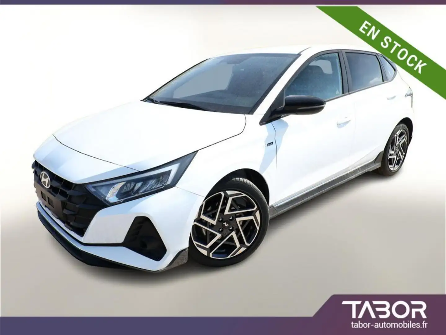 Hyundai i20 1.0 TGDI 100 DCT N-Line GPS LED cam Blanc - 1