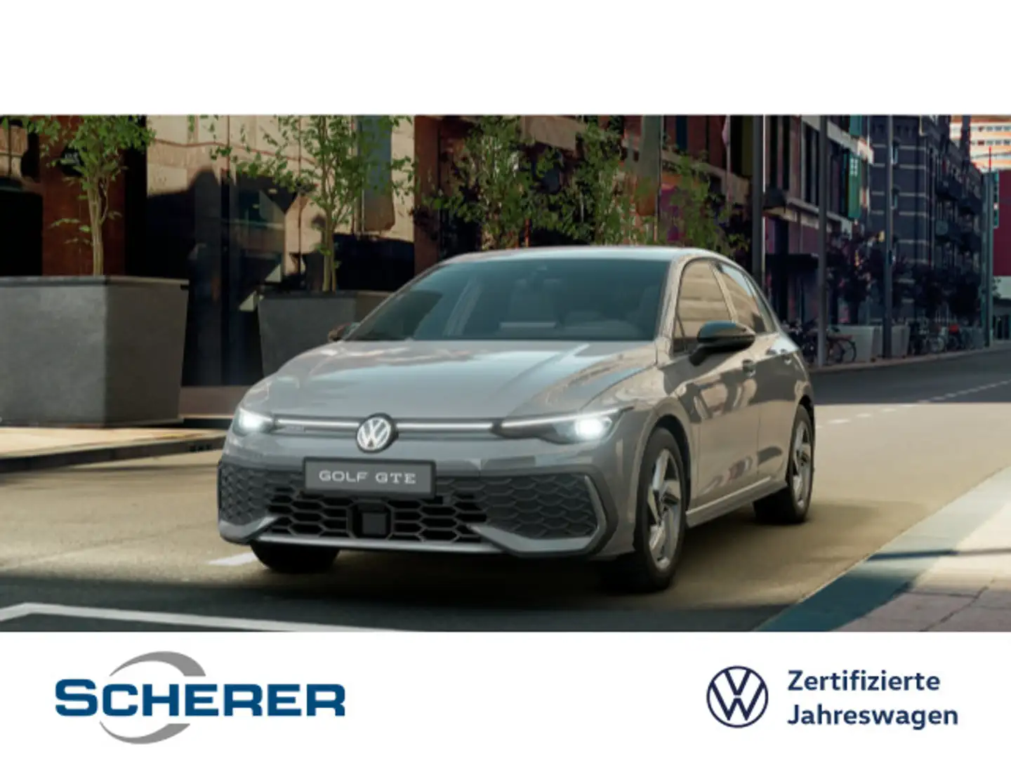 Volkswagen Golf GTE 1.5 TSI DSG GTE ACC+HuD+IQ+360°+Navi+App Grau - 1