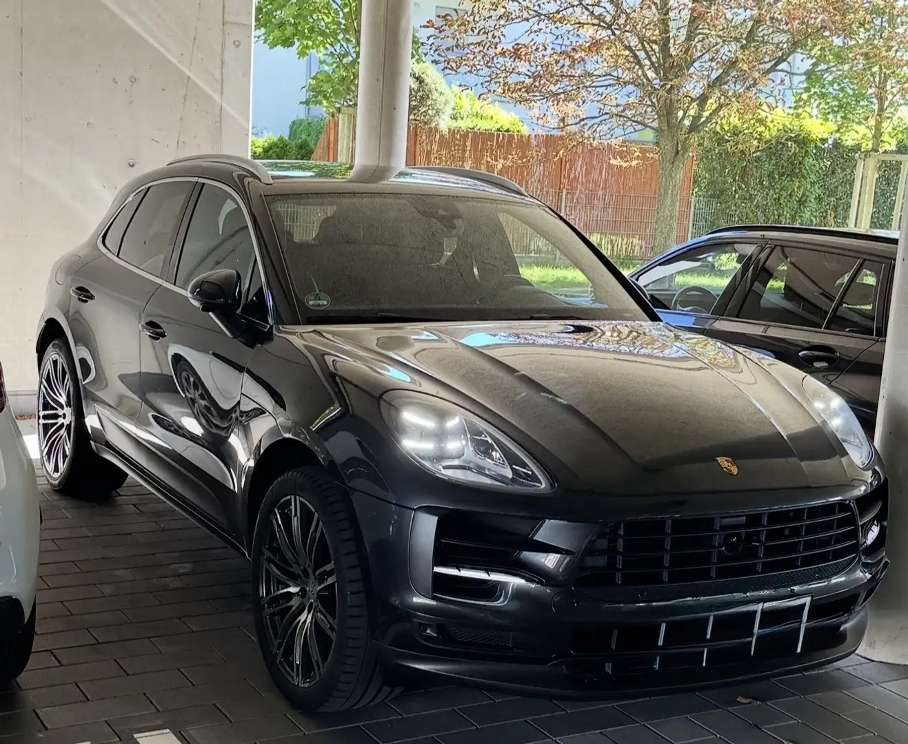 Porsche Macan S PDK Unfallfrei, LED, el. AHK SCHECKHEFT PORSCHE Grau - 2