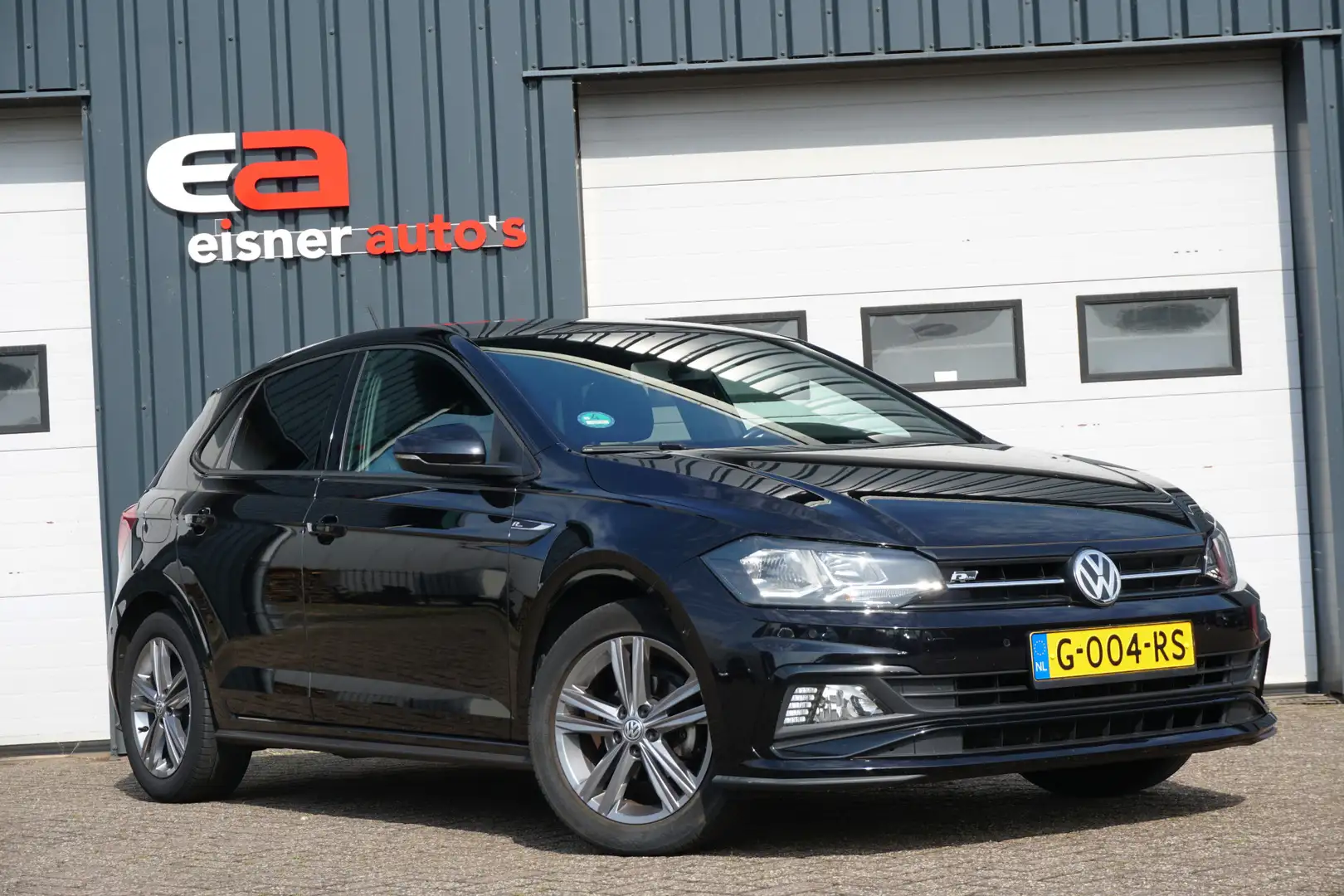 Volkswagen Polo 1.0 TSI Highline R-Line | ACC | CLIMATE | CARPLAY Zwart - 2