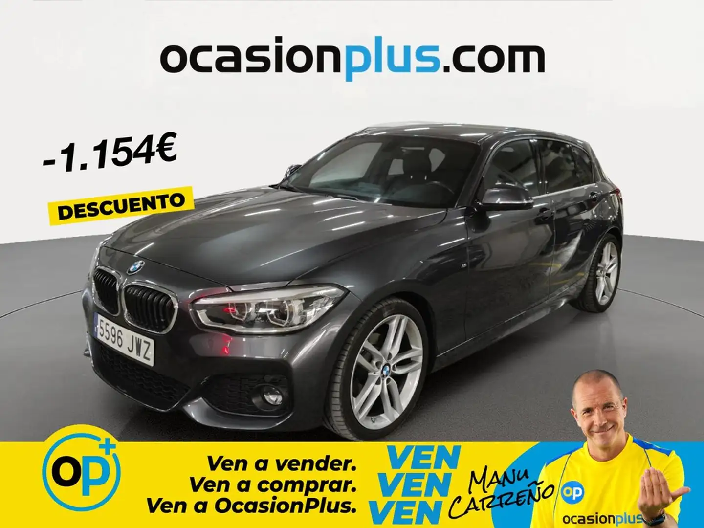 BMW 116 116d Gris - 1