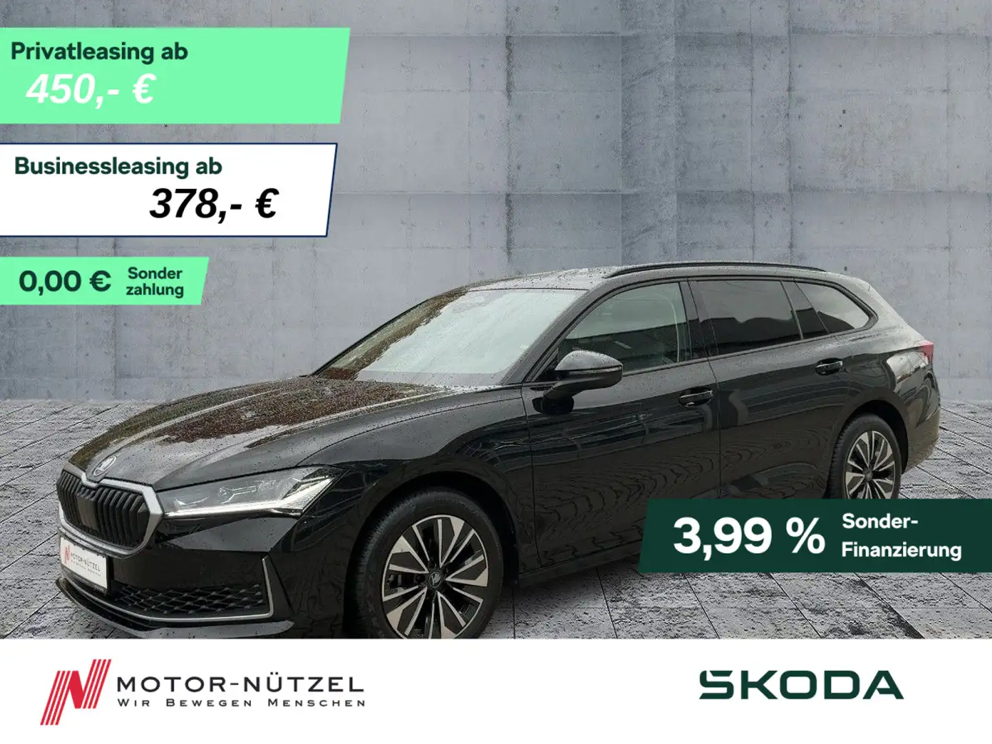 Skoda Superb Combi 2.0 TSI 4x4 MATRIX+NAV+AHK+PANO+HuD Zwart - 1