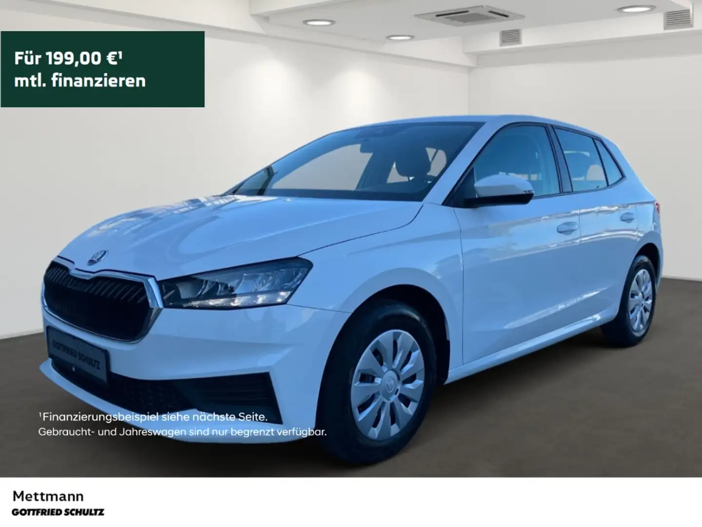 Skoda Fabia 1.0 MPI Active LED SHZ PDC KLIMA ZV E-FENSTER Weiß - 1