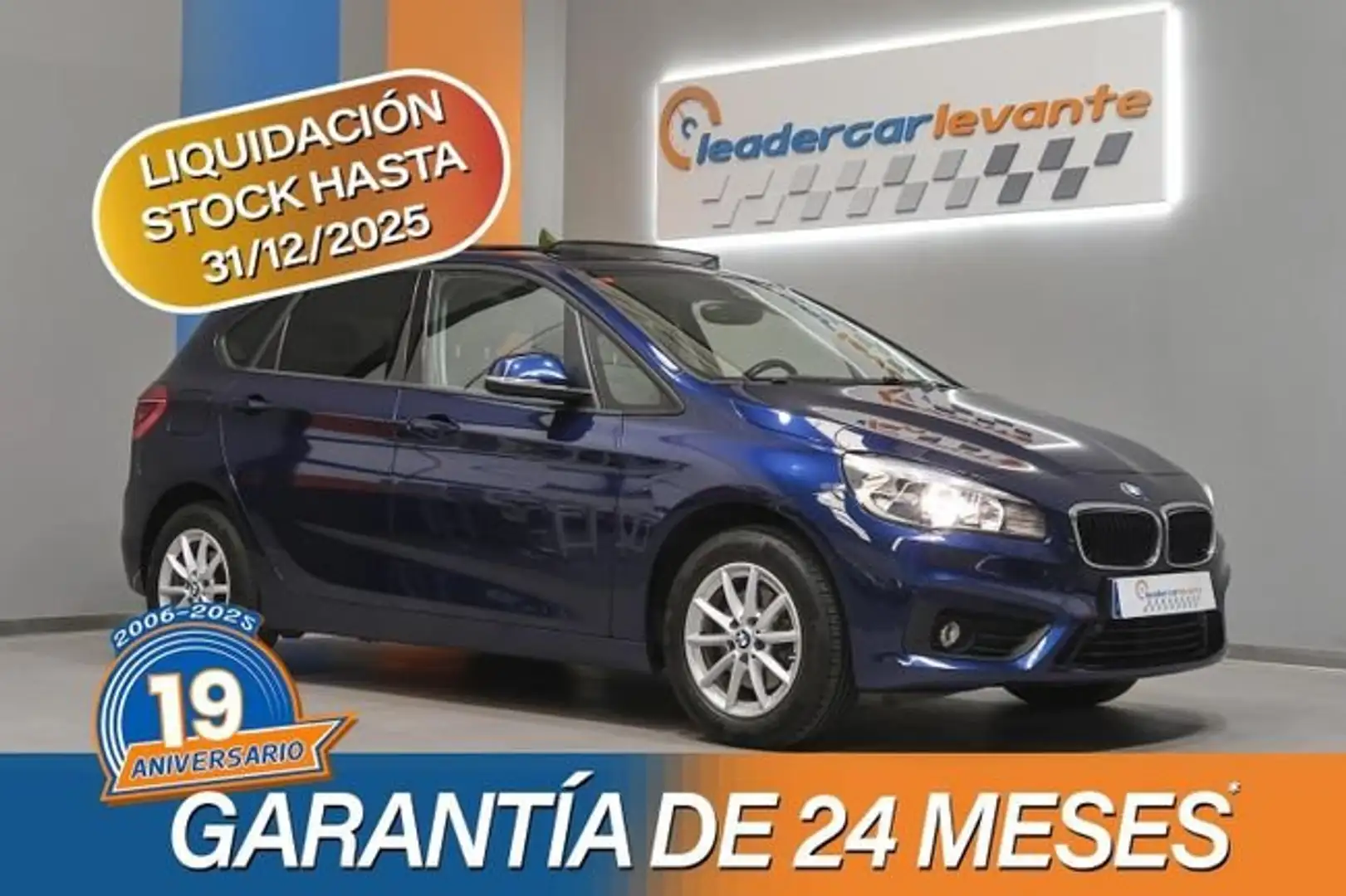 BMW 216 216d Bleu - 1