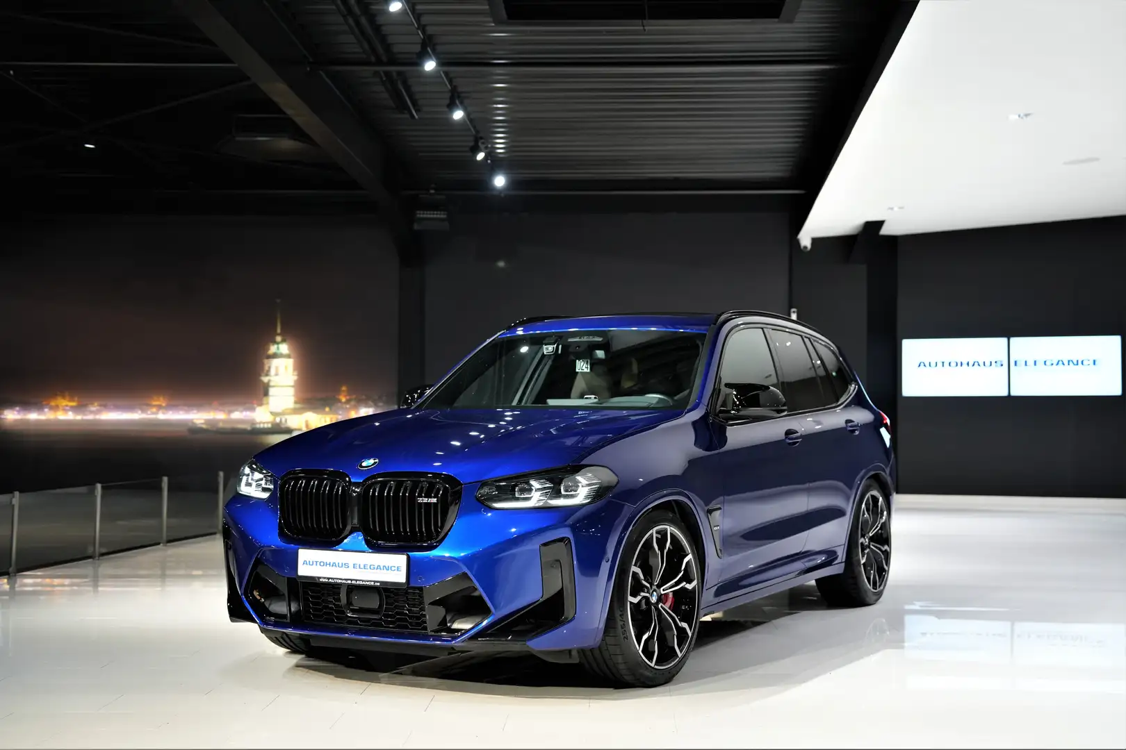 BMW X3 M Competition*SPORTABGAS*MERINO*H/K*H-UP*PANO* Blue - 1