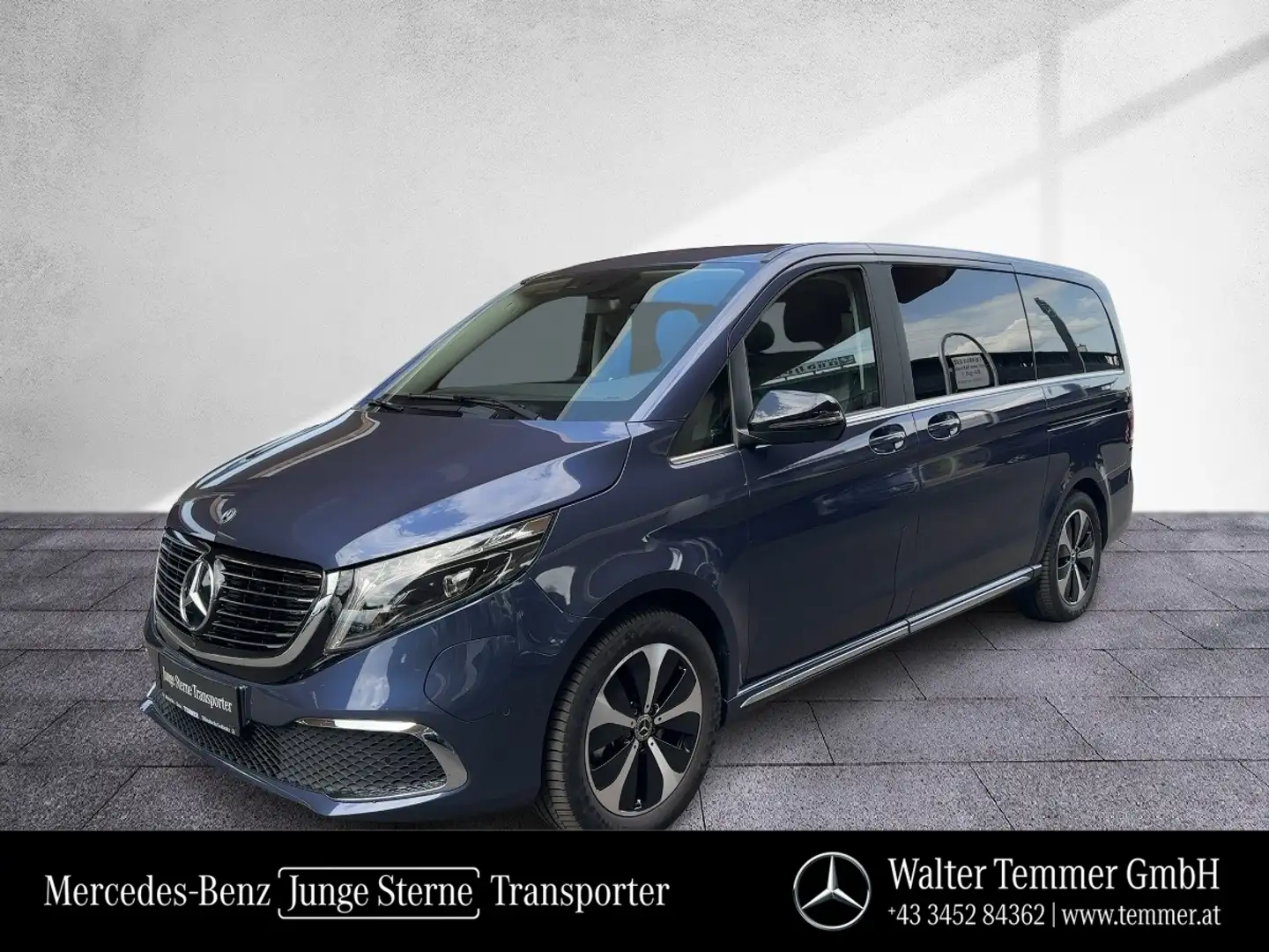 Mercedes-Benz EQV 300 AVANTGARDE Lang Pano  AIR Синій - 1