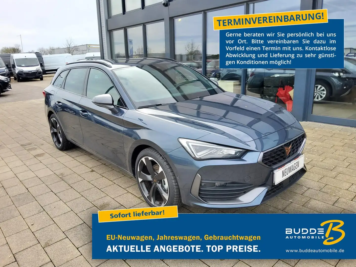 CUPRA Leon Sportstourer 1.5 eTSI DSG ACC Navi Kamera Grijs - 1