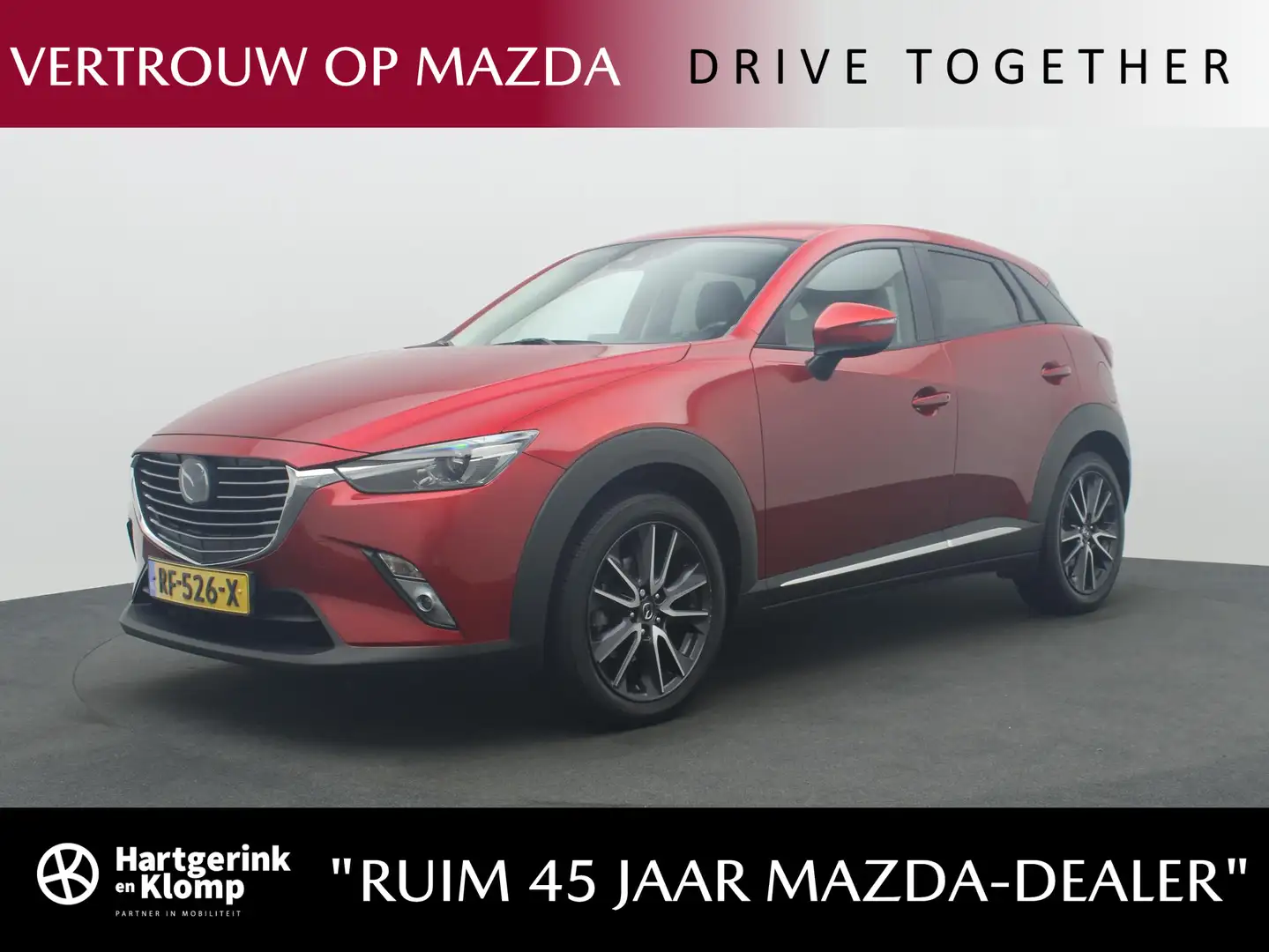 Mazda CX-3 2.0 GT-M met afneembare trekhaak en Apple CarPlay Rouge - 1