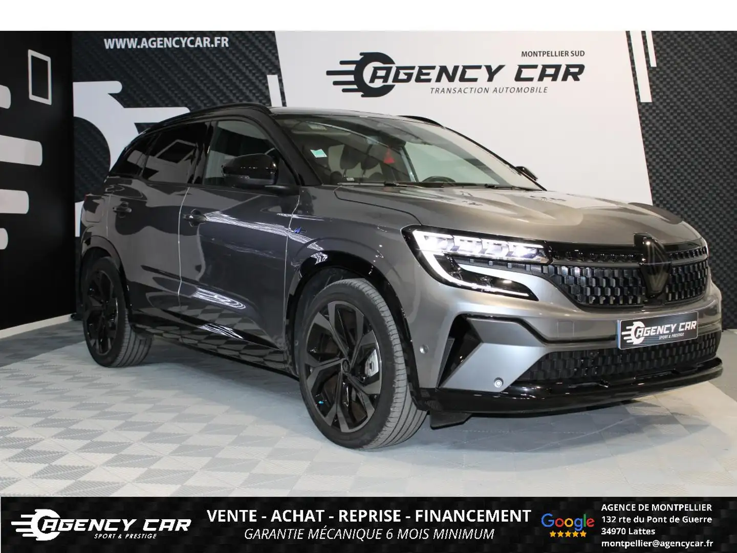 Renault Austral E-Tech Hybride - 200 ch - BVA -  Iconic Esprit Alpine 6000 kms ! Gris - 1
