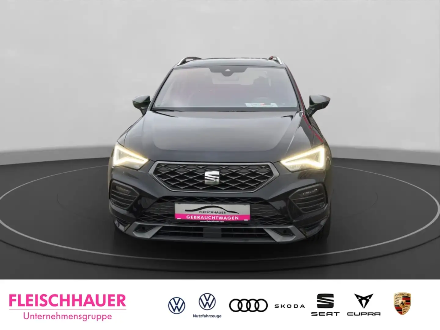 SEAT Ateca FR TSI DSG+ACC+KLIMAAUT+SHZ+LED+NAVI+DAB Schwarz - 2
