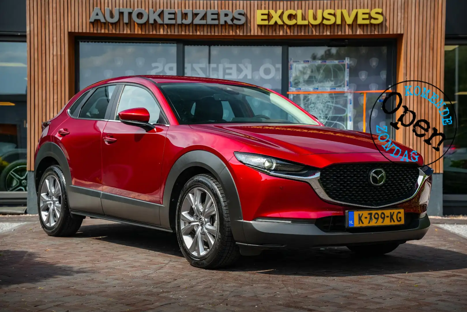Mazda CX-30 2.0 e-SkyActiv-X M Hybrid Comfort Leder Stuurwielb Rood - 1