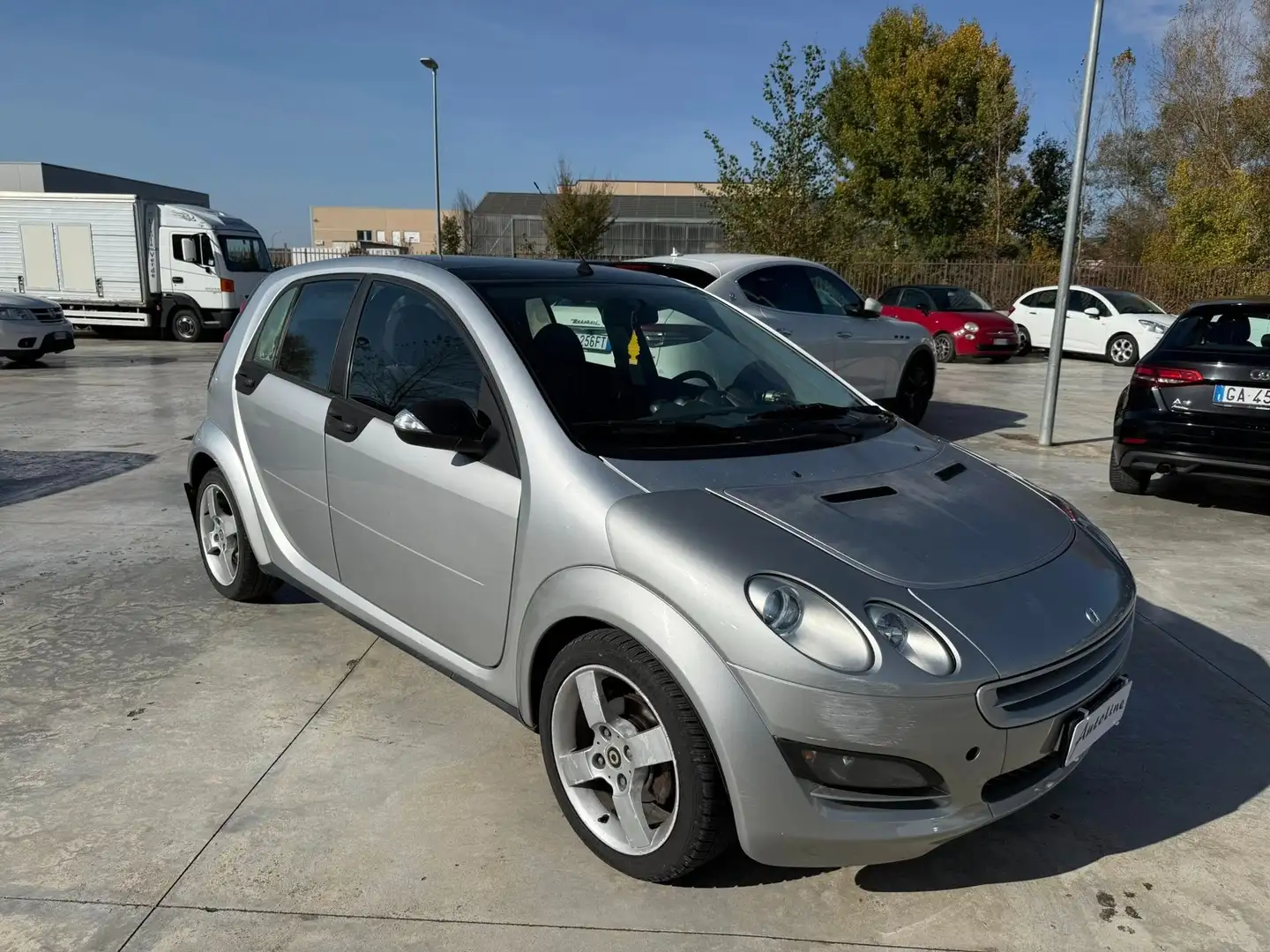 smart forFour 1.1 -GPL- PASSION -TETTO PANORAMICO Argento - 2