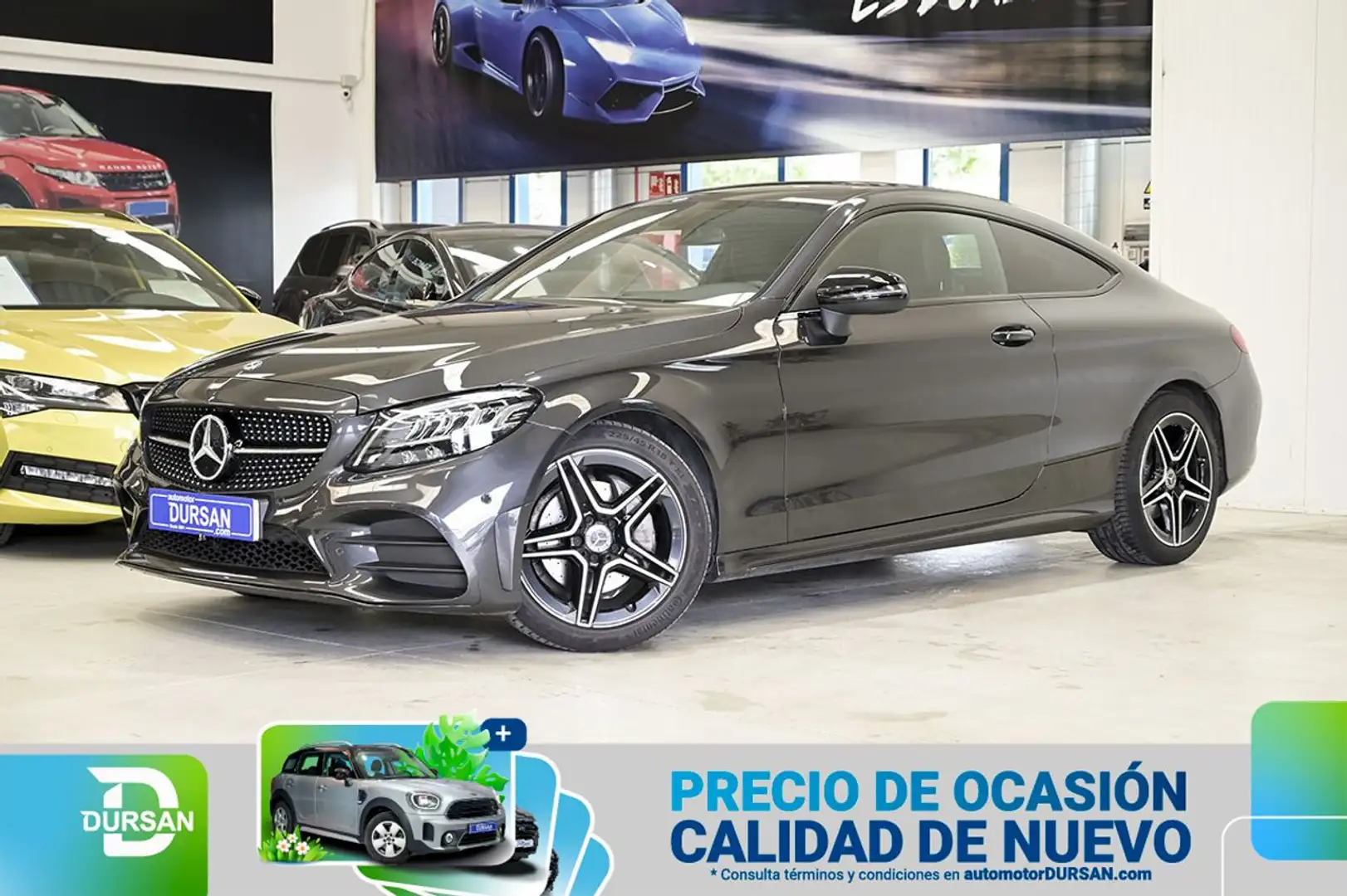 Mercedes-Benz C 220 Coupe d Gris - 1