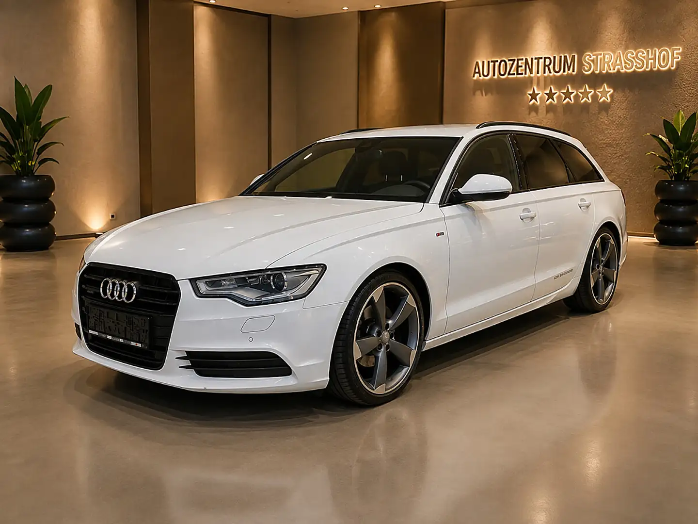 Audi A6 Avant 3,0 TDI quattro S Line DPF S-tronic Weiß - 2