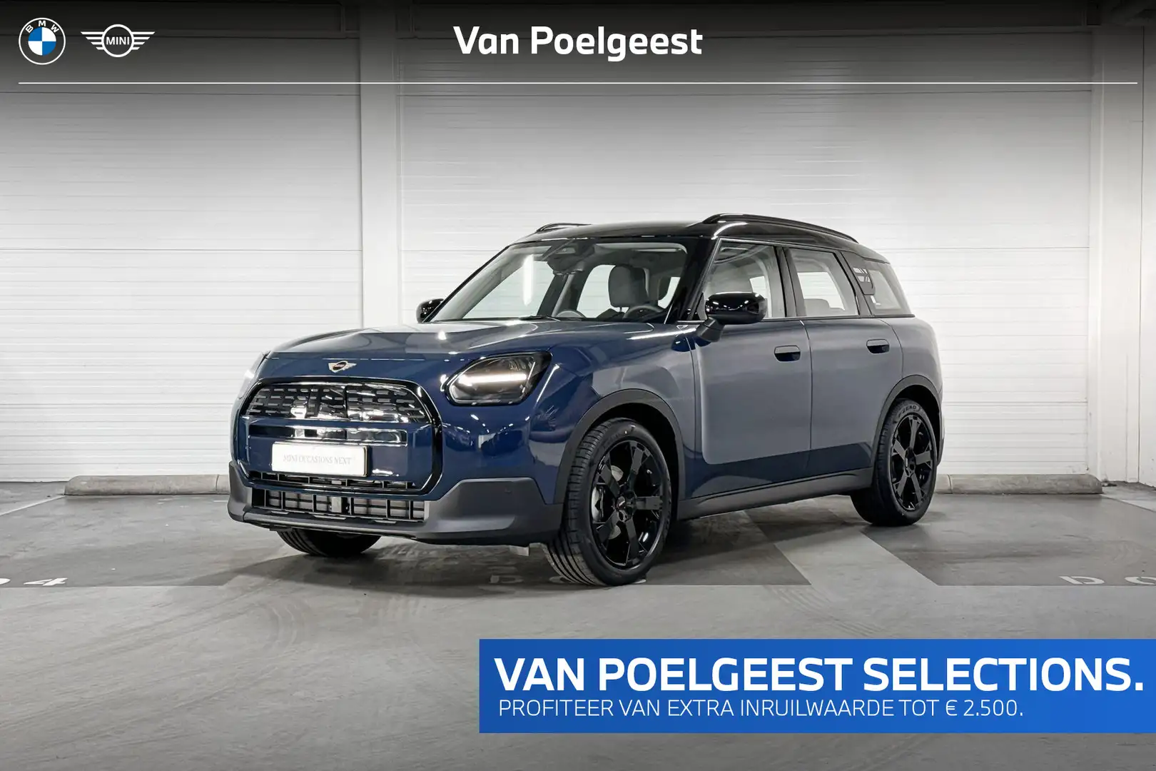 MINI Countryman E | Classic uitvoering | Pakket XS | 19"JCW Runway S Blauw - 1