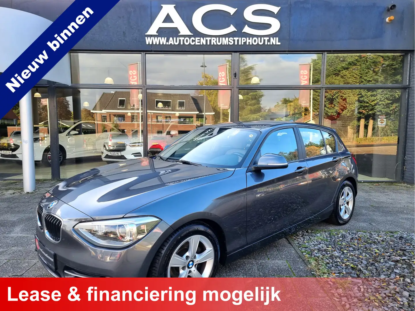 BMW 116 1-serie 116i | M-sportinterieur | Navi | Leder | L Gris - 1