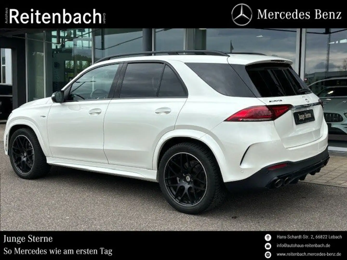 Mercedes-Benz GLE 53 AMG GLE53 4M AMG+NIGHT+PANO+DISTR AHK+BURM+360°+LED Alb - 2