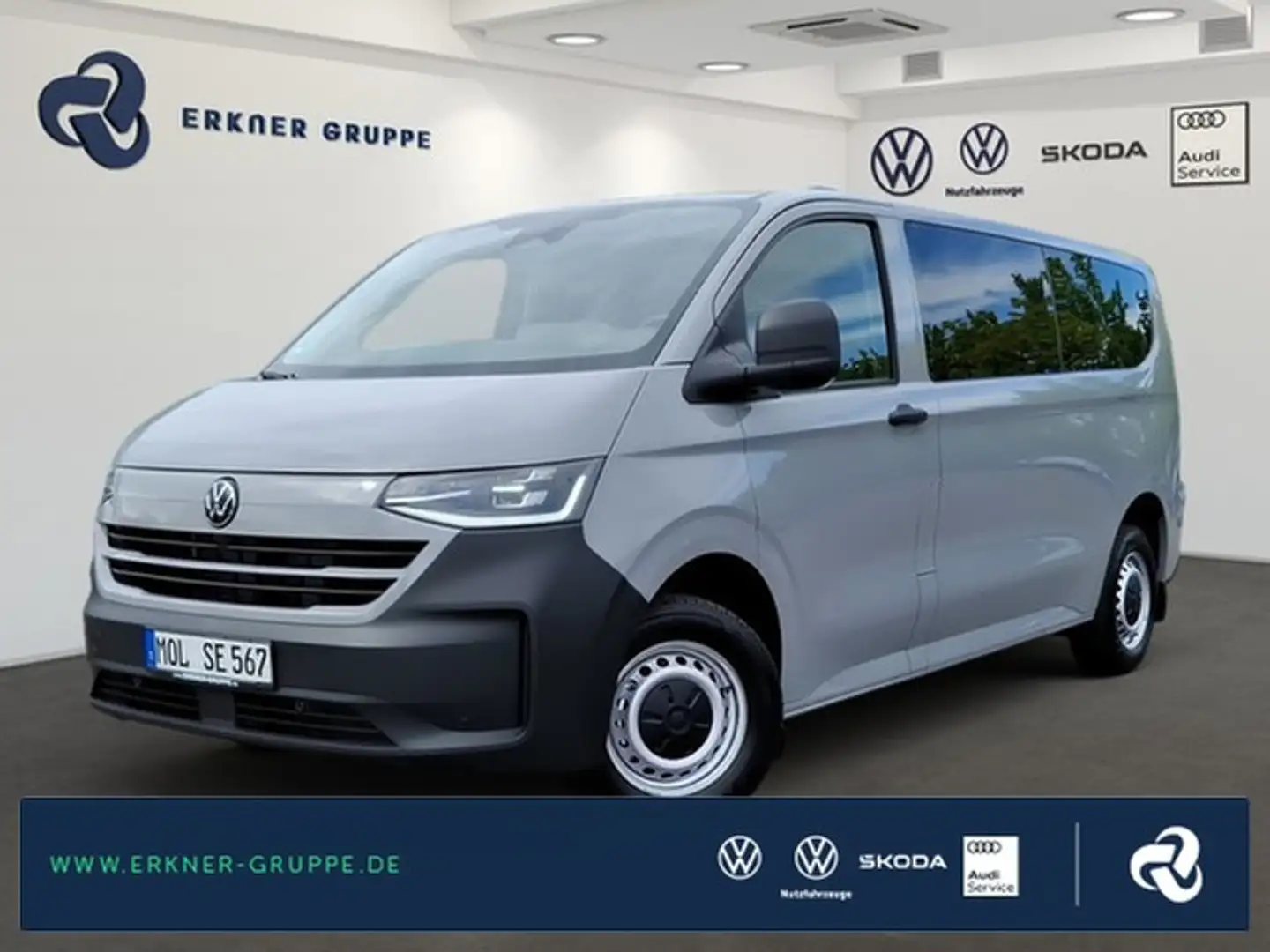 Volkswagen T7 Transporter Kombi 2.0TDI LR +AZV+9-SITZE+NAVI+ Gris - 1