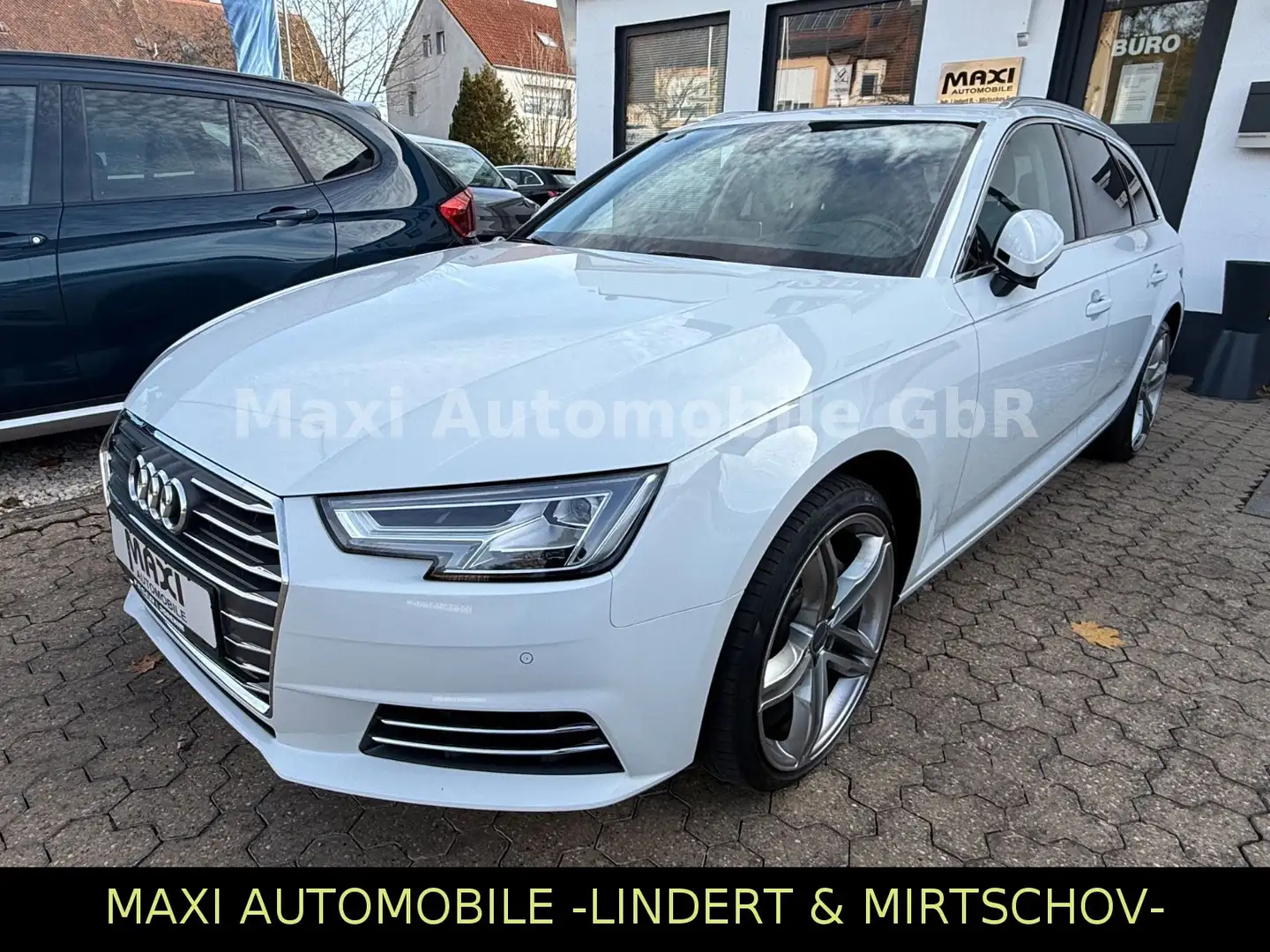 Audi A4 Avant SPORT AUT-NAV-LED-LEDER-PANOR-KAM-HEUP Bianco - 2