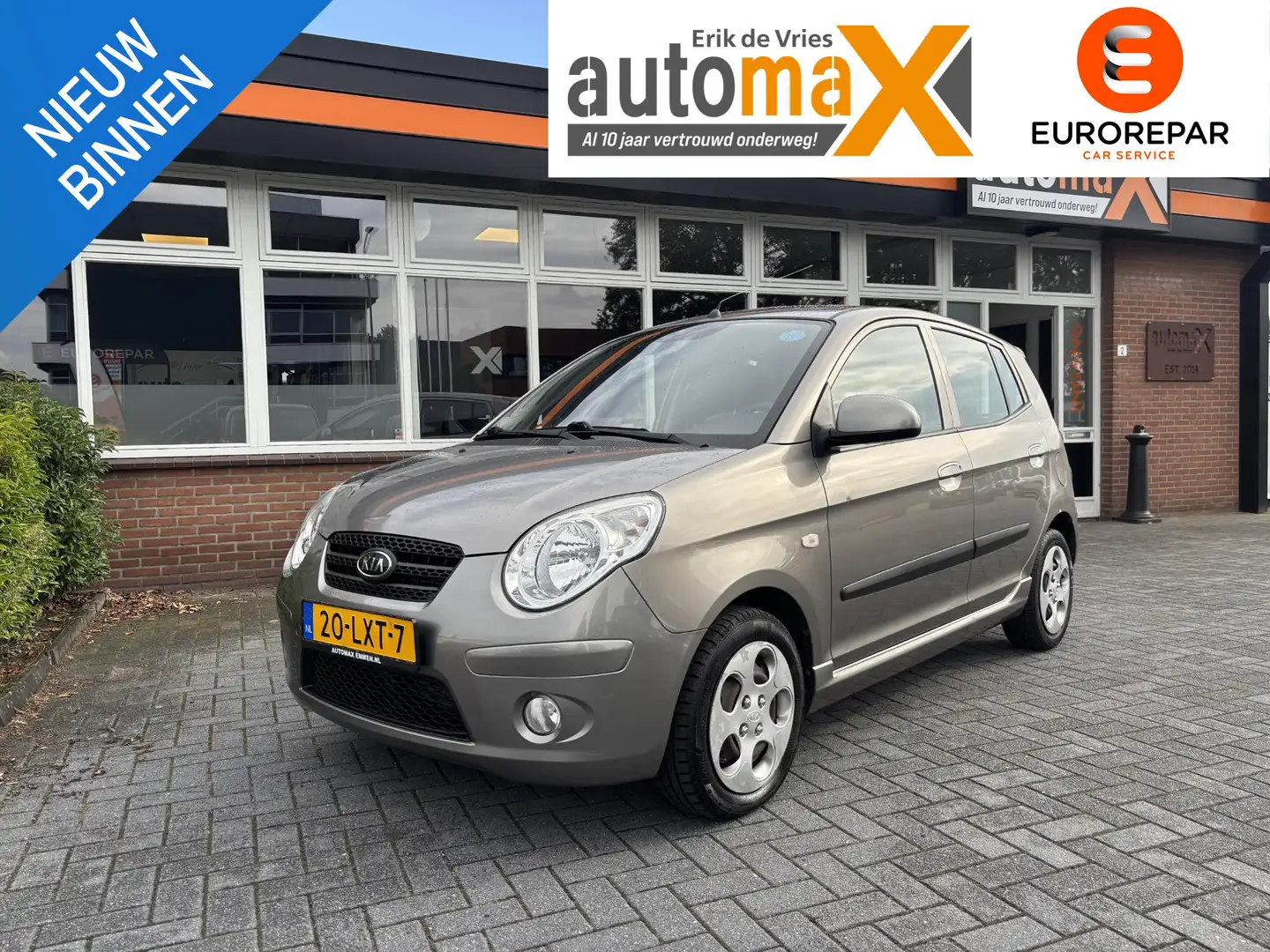 Kia Picanto 1.0 Seven |Airco!| Grijs - 1