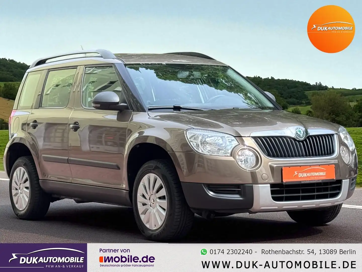 Skoda Yeti Active *Tüv Neu*1.Hand* Brun - 1