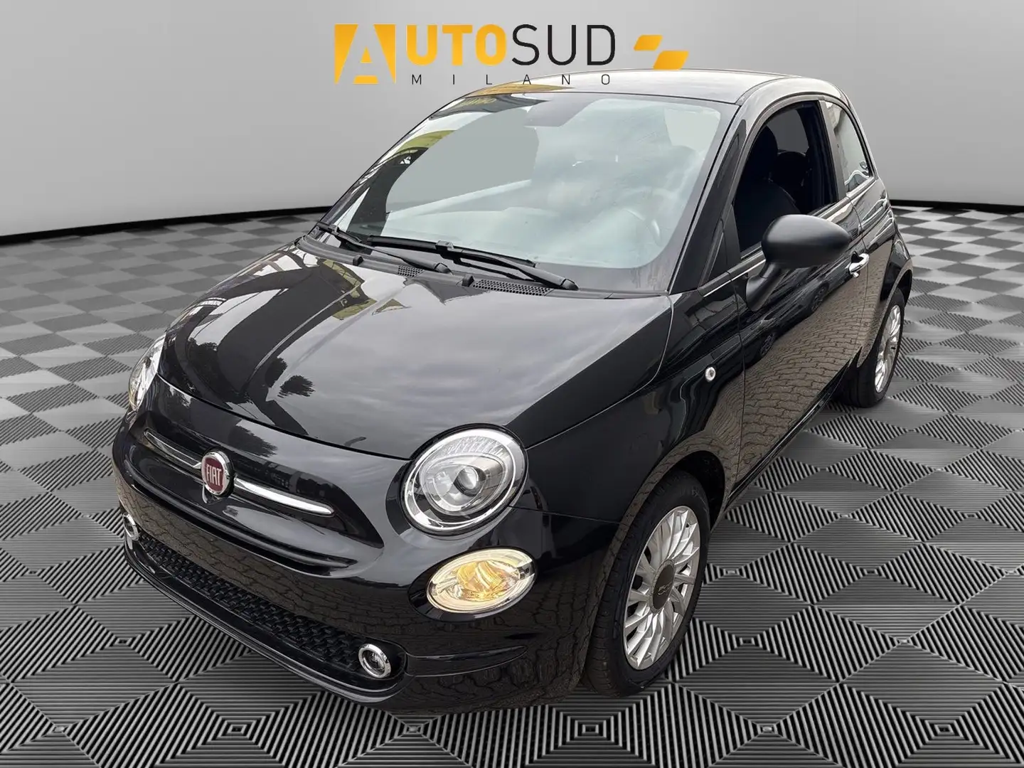 Fiat 500 HYBRID 1.0 HYBRID 70CV Noir - 1