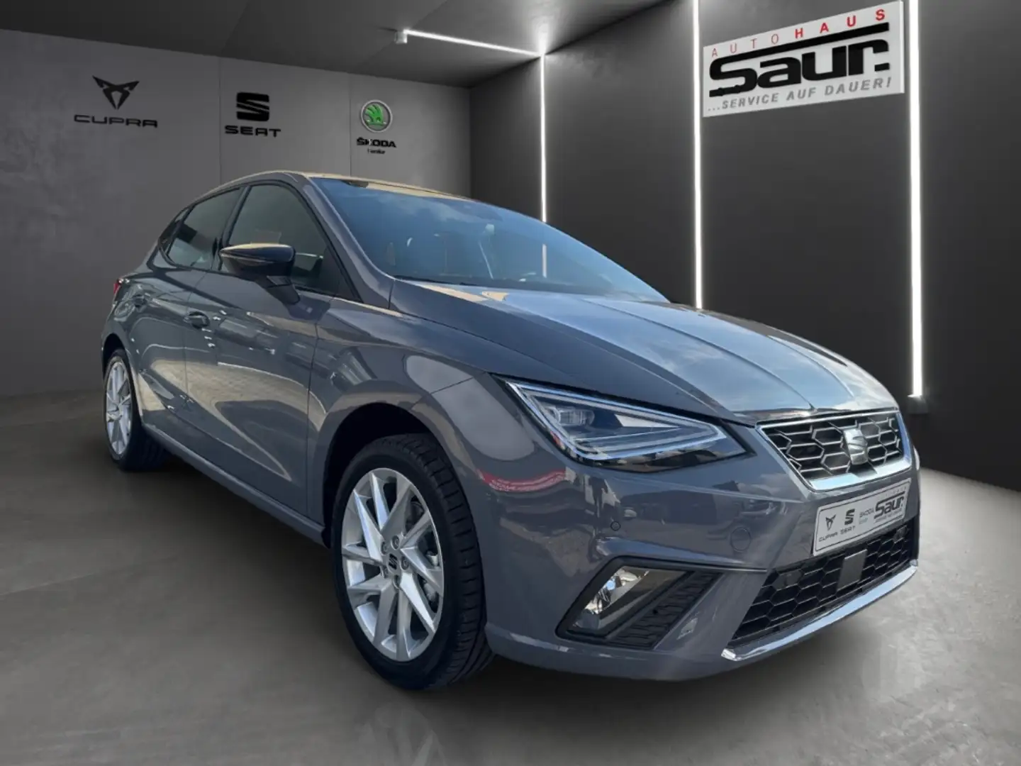 SEAT Ibiza FR 1.5 TSI DSG RÜCKFAHRKAMERA VOLL-LED SHZ NAVI VI Gris - 2