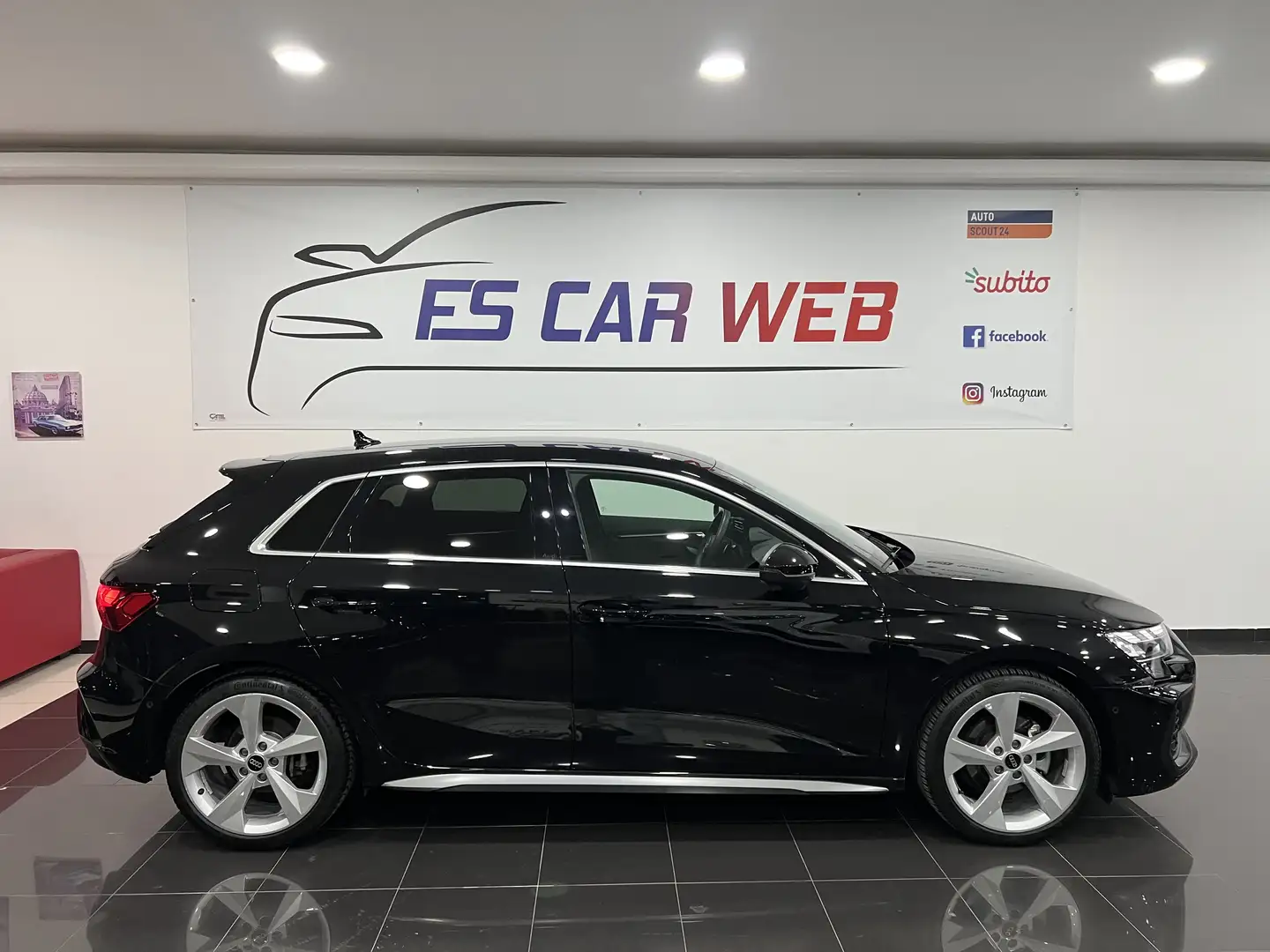 Audi A3 SPB 35 2.0 tdi S Line Edition 150cv s-tronic Noir - 2