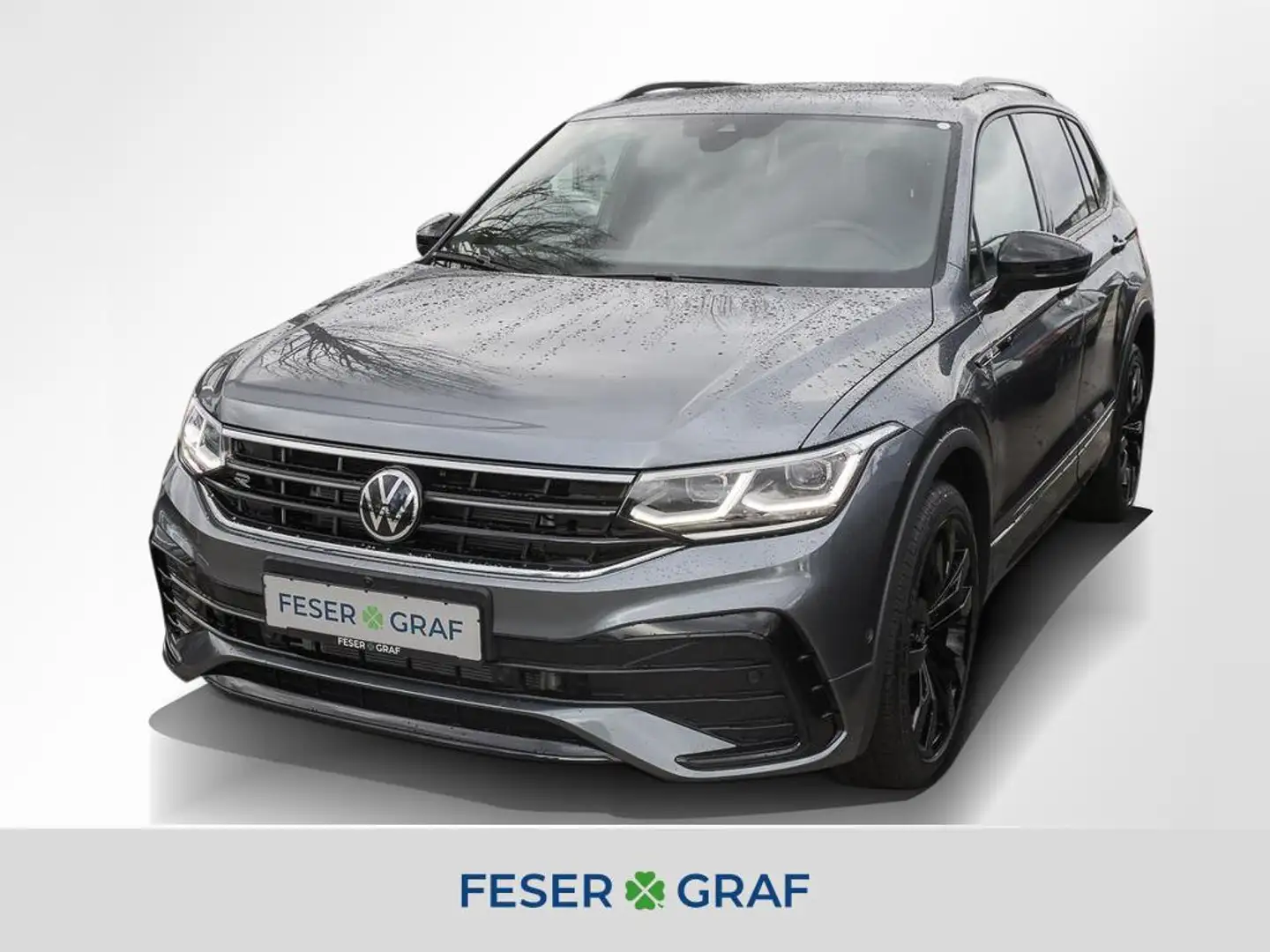Volkswagen Tiguan Allspace 2.0 TDI 4M R-Line AHK Navi Pano Šedá - 1