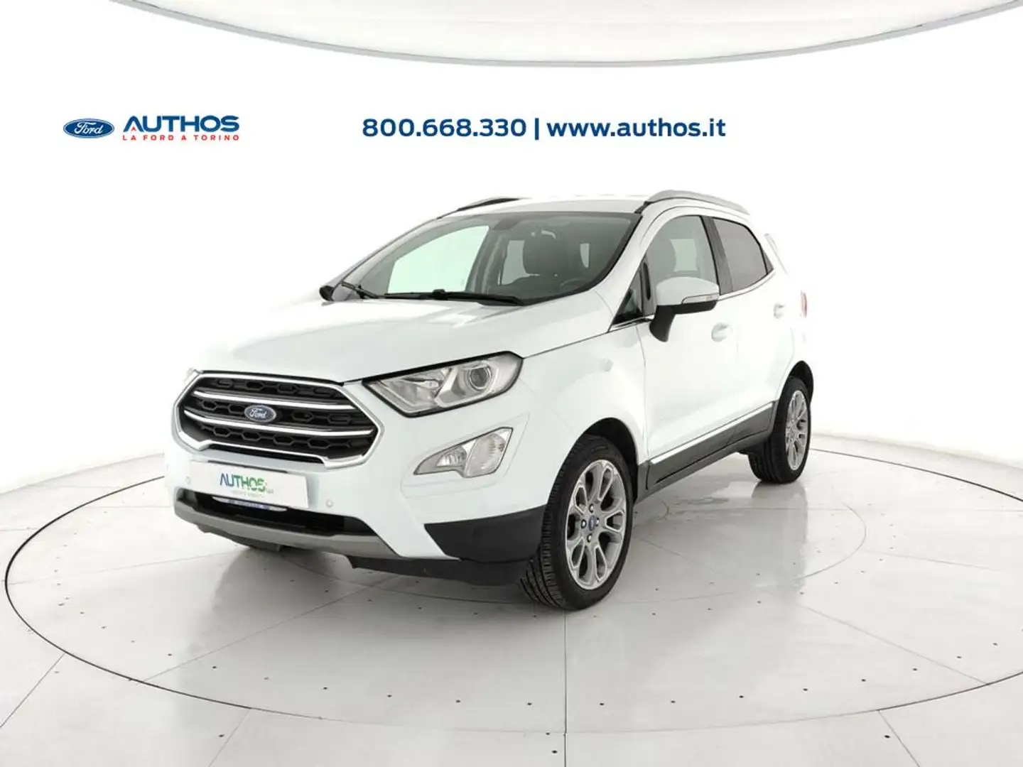 Ford EcoSport 1.0 ecoboost Titanium 100cv my19 Bianco - 1